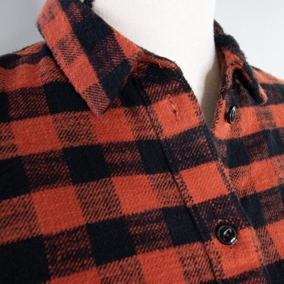 Madewell Flannel Oversized Ex-Boyfriend Shirt‎ - Picture 7 of 16